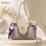 luxury beige woven ladies shoulder bag price in bangladesh enova cart